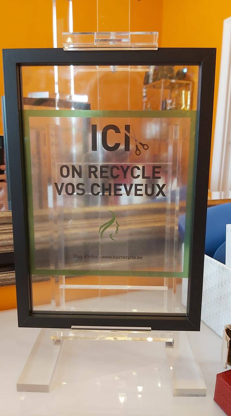 Vos cheveux sont récupérés pour être recyclés