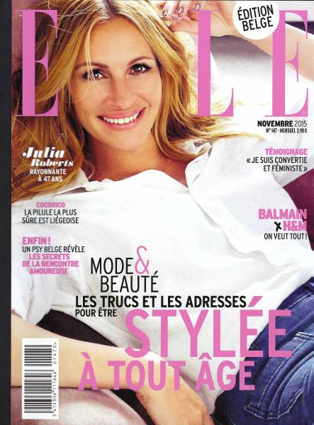 Couverture ELLE 2015