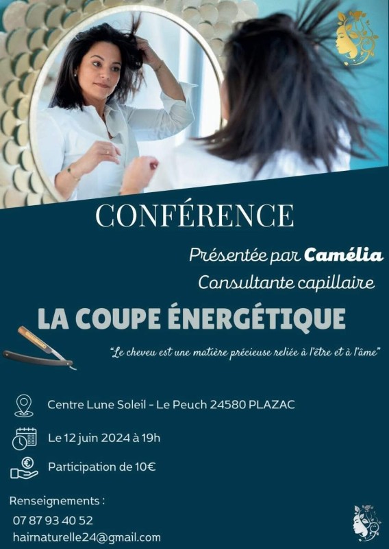 Conférence sur la coupe énergétique le mercredi 12 juin 2024 par Camélia GODFURNON à PLAZAC 24580
